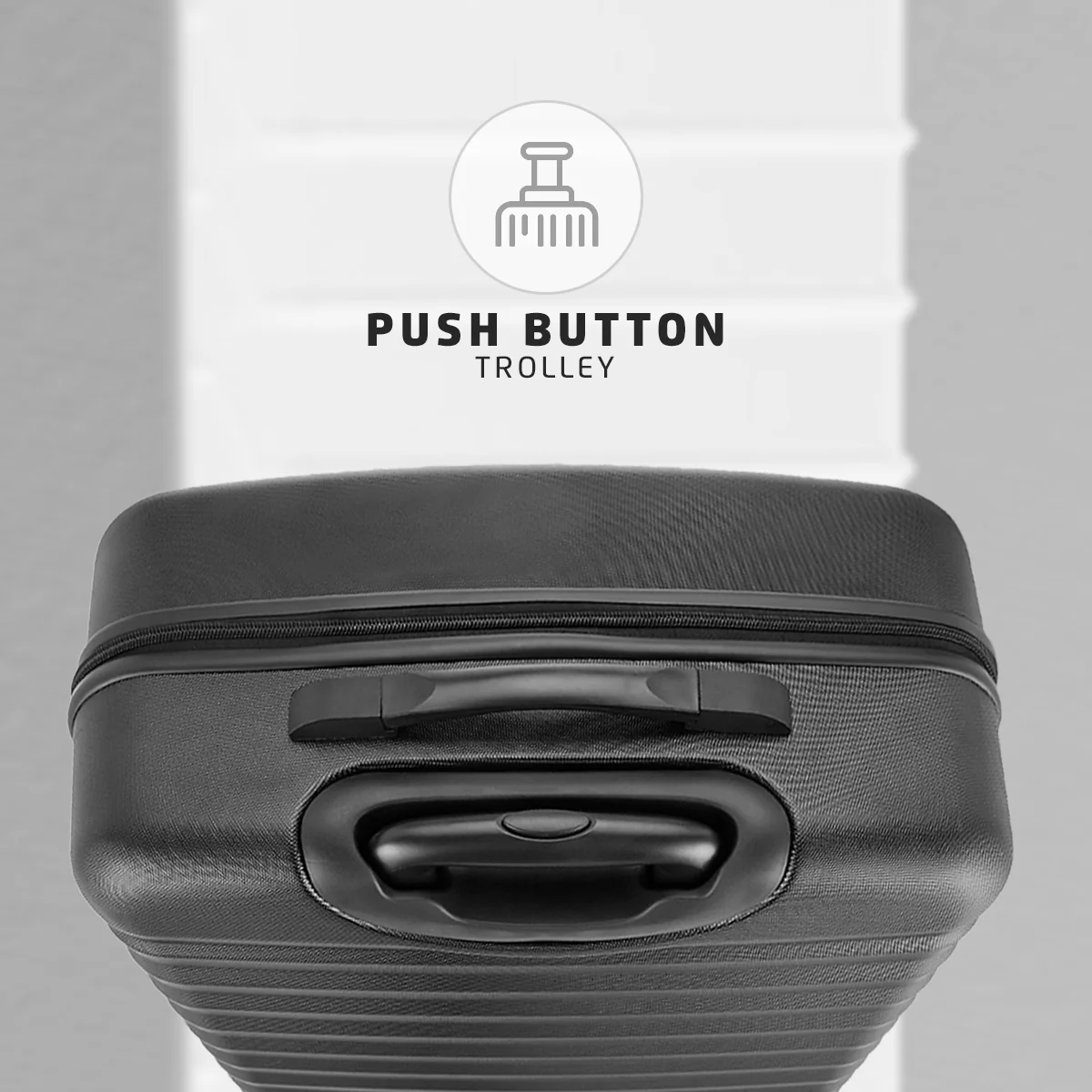 Safari Aerodyne Black Lightweight Trolley Bag with TSA Lock and Airline Compliant Sizing - Image 8