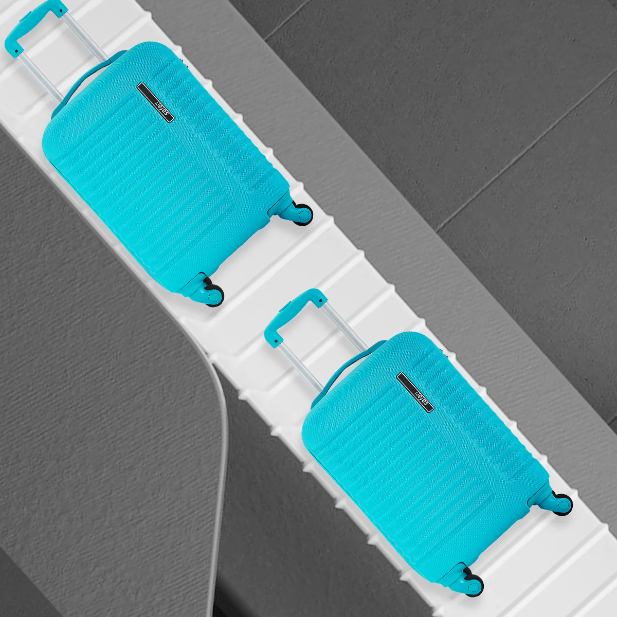 Safari Aerodyne Cyan Lightweight Trolley Bag with TSA Lock and Airline Compliant Sizing - Image 10