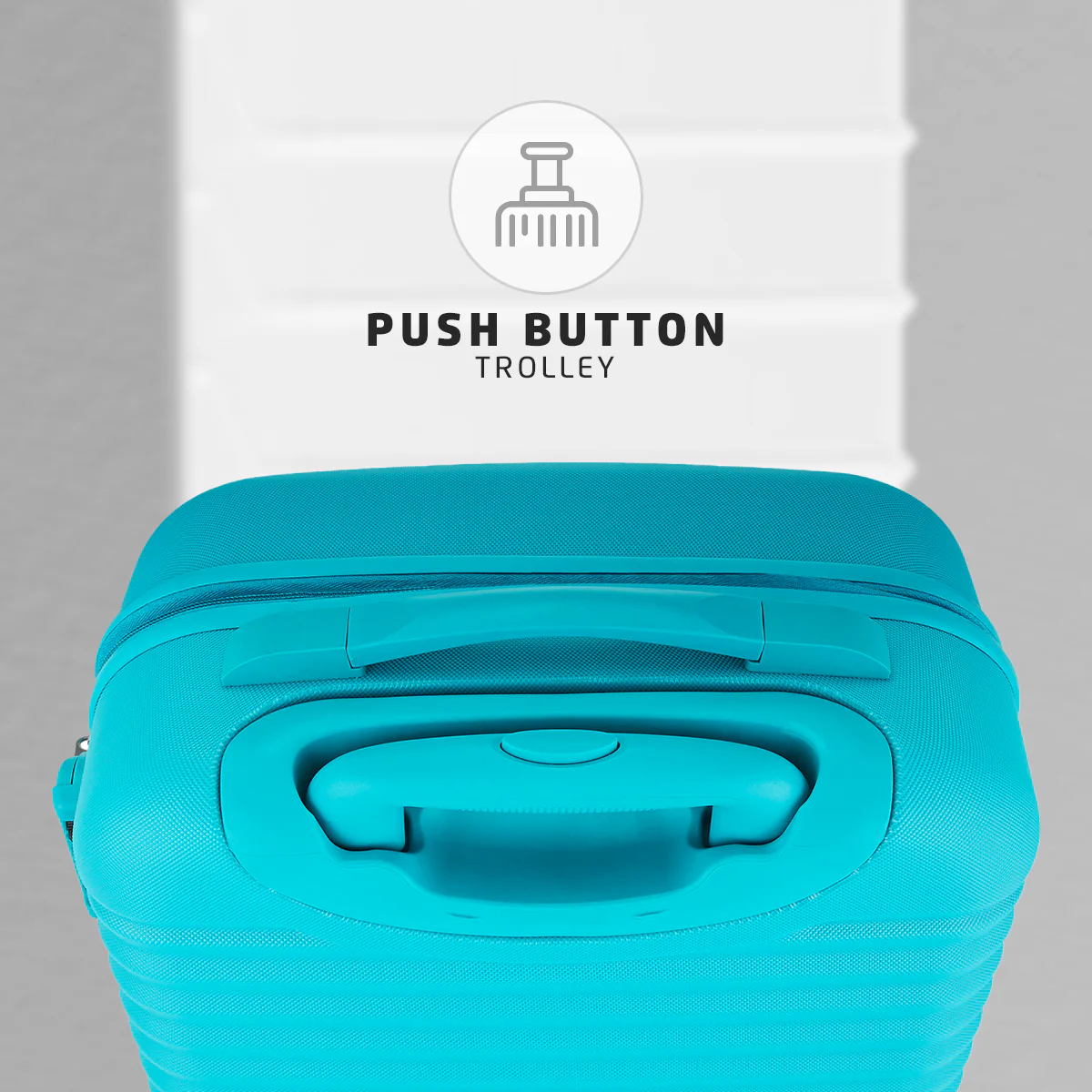 Safari Aerodyne Cyan Lightweight Trolley Bag with TSA Lock and Airline Compliant Sizing - Image 7