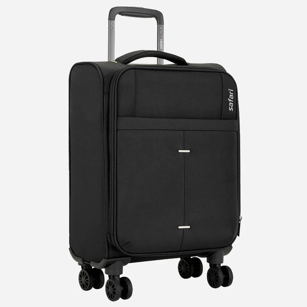 Safari Airpro Set of 3 Black Lightweight Trolley Bags with 360° Wheels - Image 11