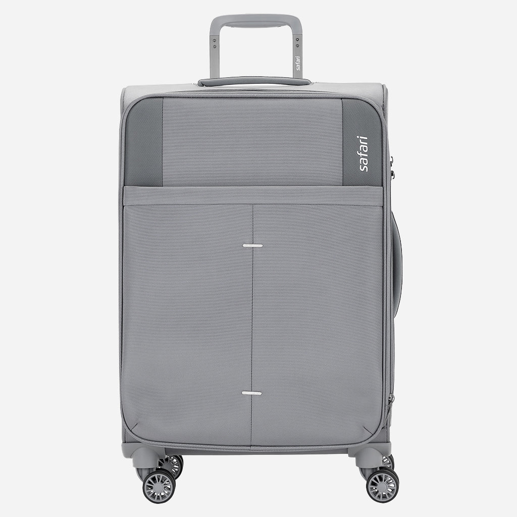 Safari Airpro Set of 3 Grey Lightweight Trolley Bags with 360° Wheels - Image 10