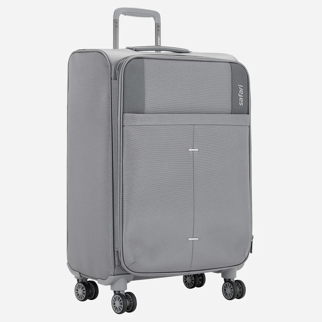 Safari Airpro Set of 3 Grey Lightweight Trolley Bags with 360° Wheels - Image 11