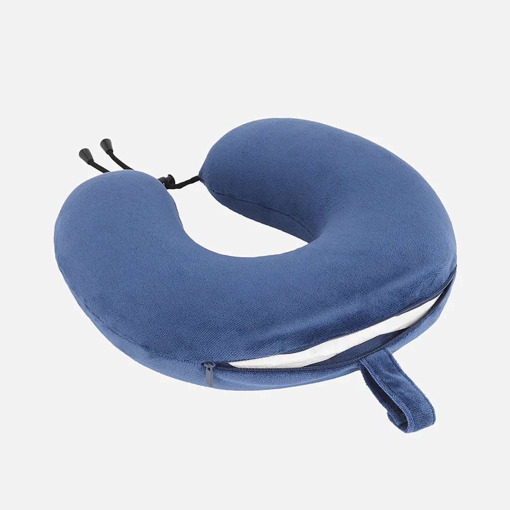 Safari Safari Basic Neck Pillow With Washable Cover - Blue - Image 4