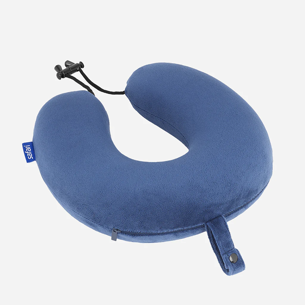 Safari Safari Basic Neck Pillow With Washable Cover - Blue - Image 5