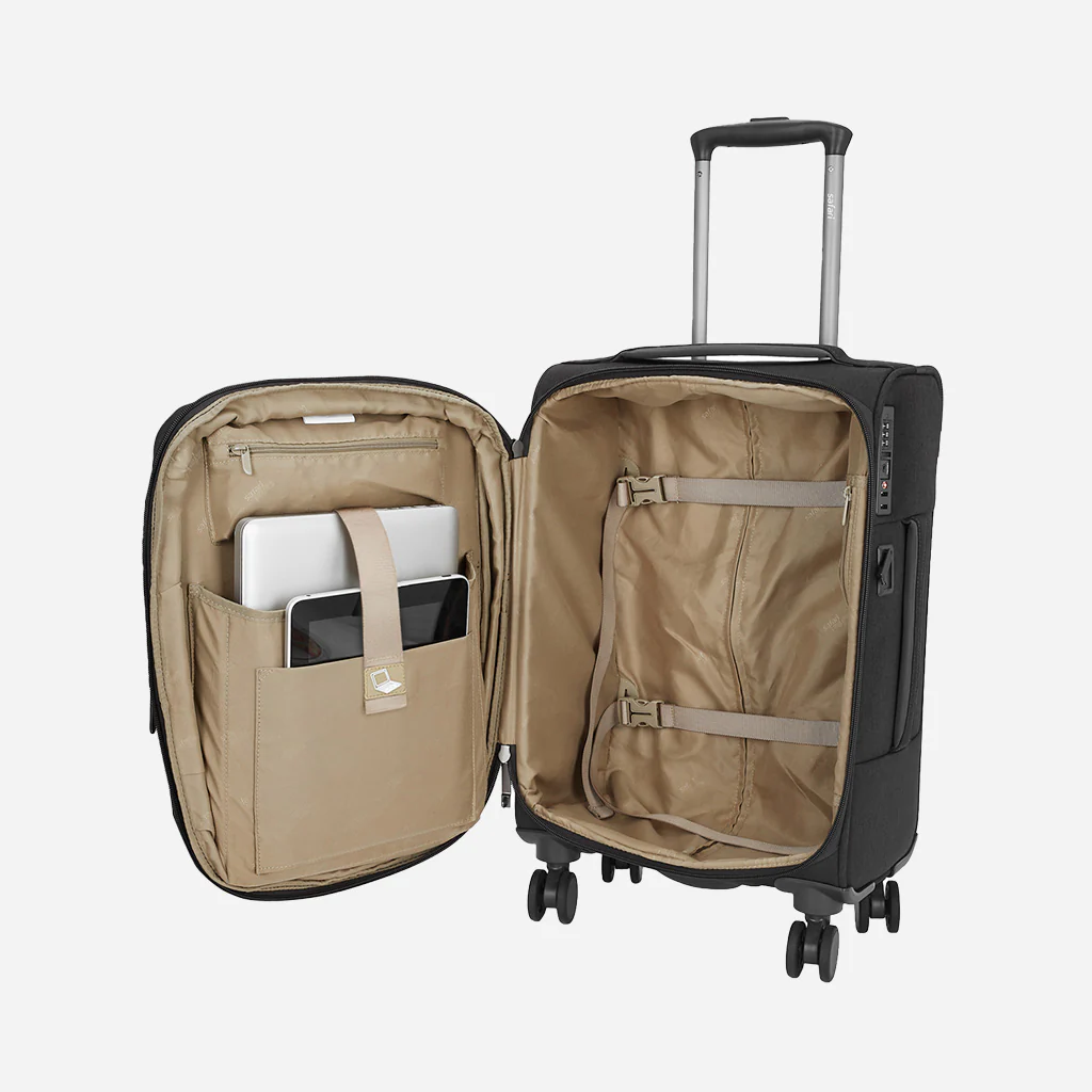 Safari Bristol Grey Trolley Bag with TSA Lock & USB Charging Port - Image 8