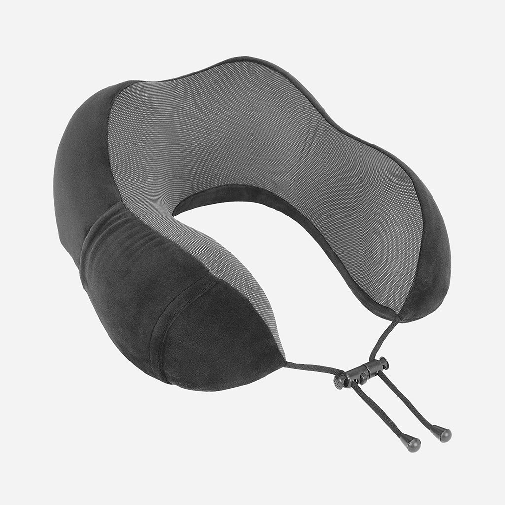 Safari Curve Ergonomic Neckpillow with Removable Cover - Black - Image 3