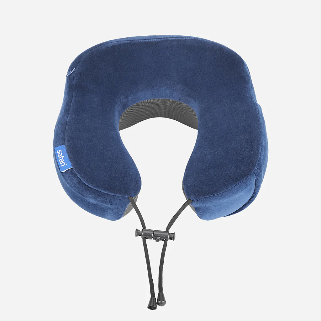 Safari Curve Ergonomic Neckpillow with Removable Cover - Blue - Image 5