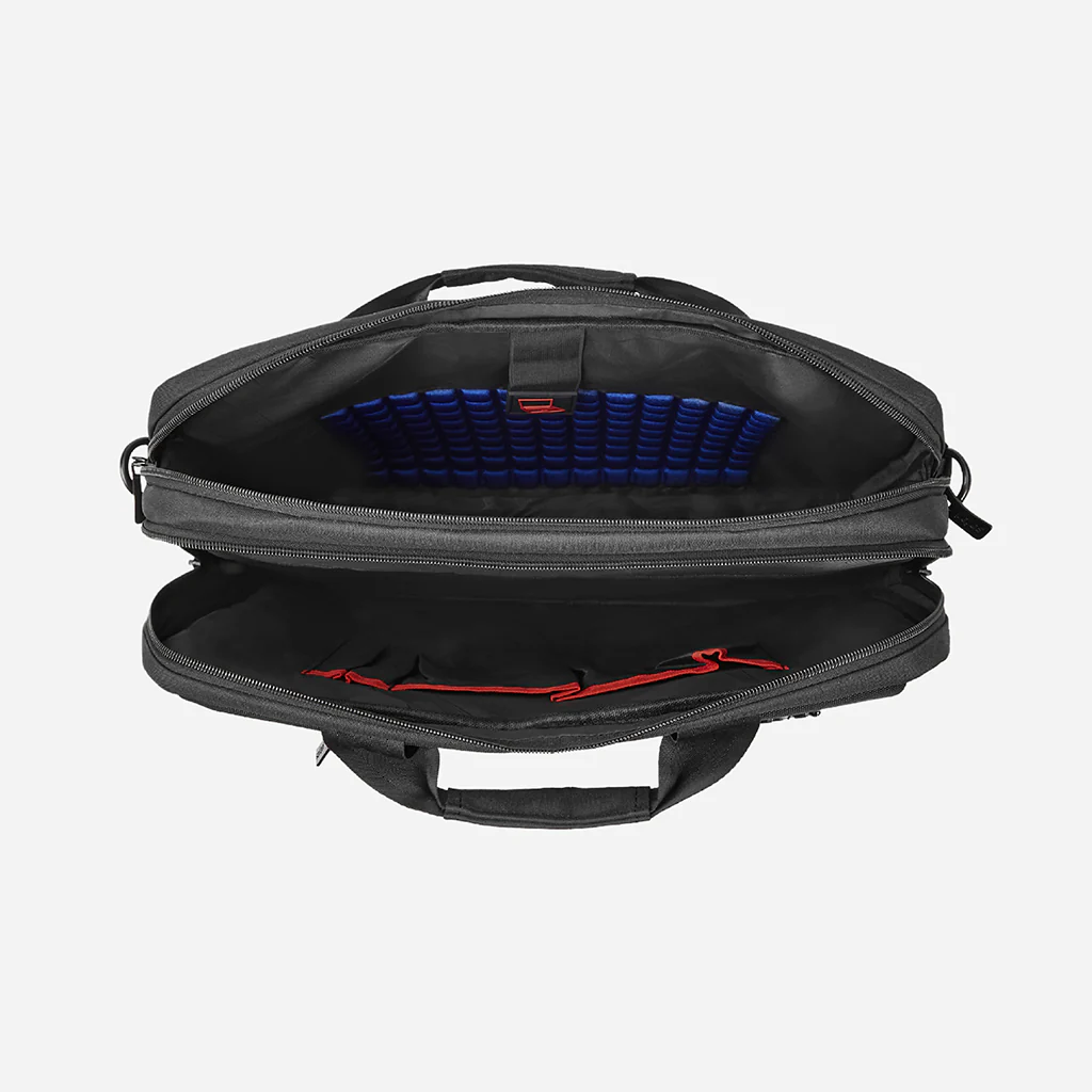 Safari Droit Dual Compartment Messenger Bag - Black - Image 5