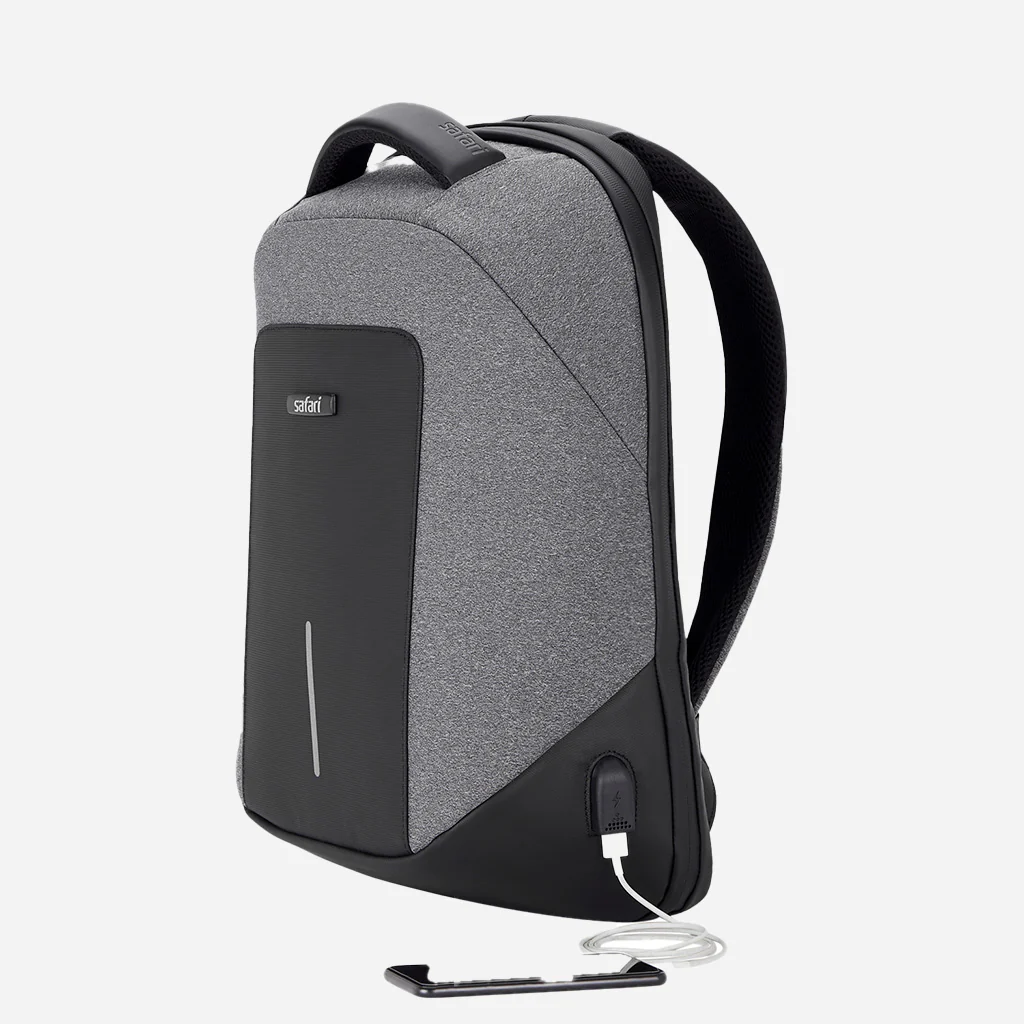 Safari Edge 3 Black Formal Backpack with Laptop Sleeve - Image 5