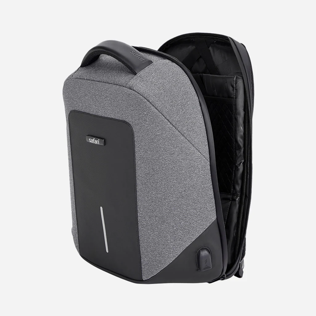 Safari Edge 3 Black Formal Backpack with Laptop Sleeve - Image 6
