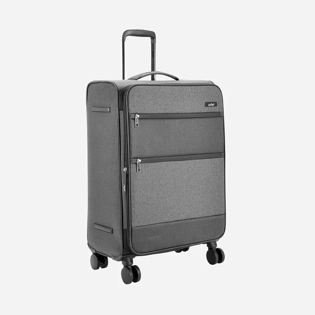 Safari Harmony Grey Trolley Bag with Dual Wheels & TSA Lock - Image 10
