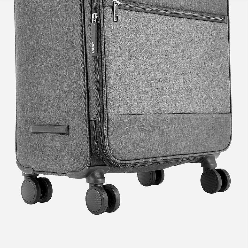 Safari Harmony Grey Trolley Bag with Dual Wheels & TSA Lock - Image 13