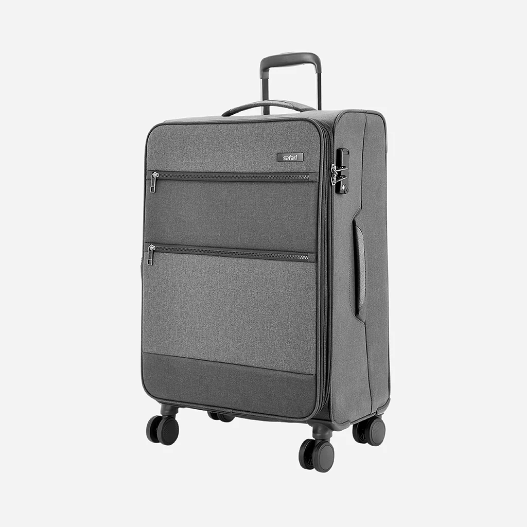 Safari Harmony Grey Trolley Bag with Dual Wheels & TSA Lock - Image 15
