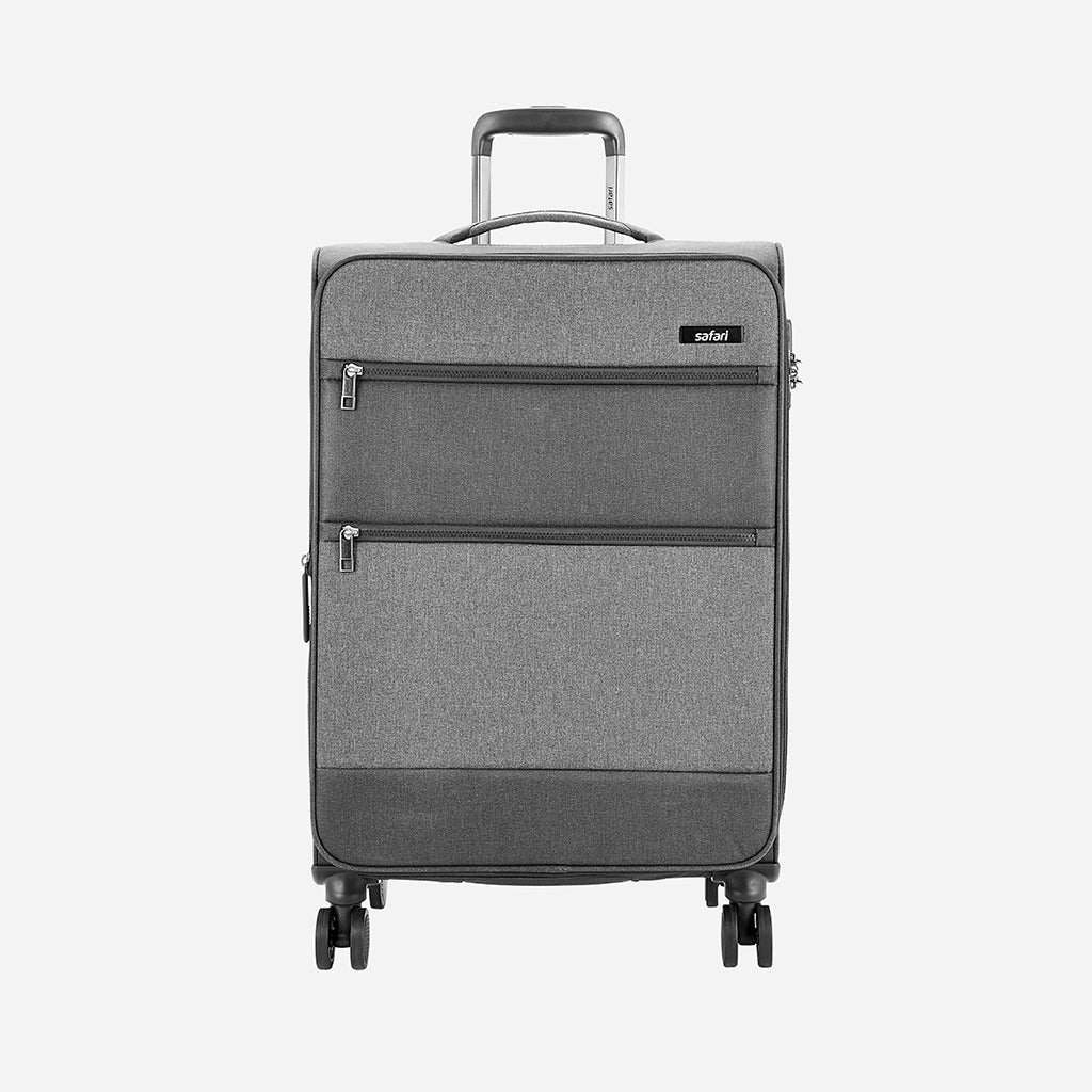 Safari Harmony Grey Trolley Bag with Dual Wheels & TSA Lock - Image 16