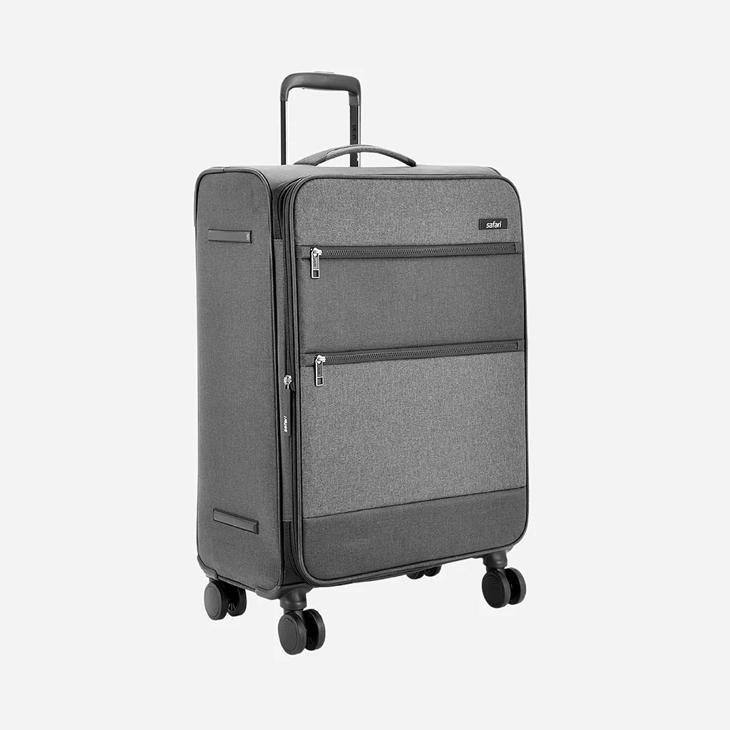 Safari Harmony Grey Trolley Bag with Dual Wheels & TSA Lock - Image 17