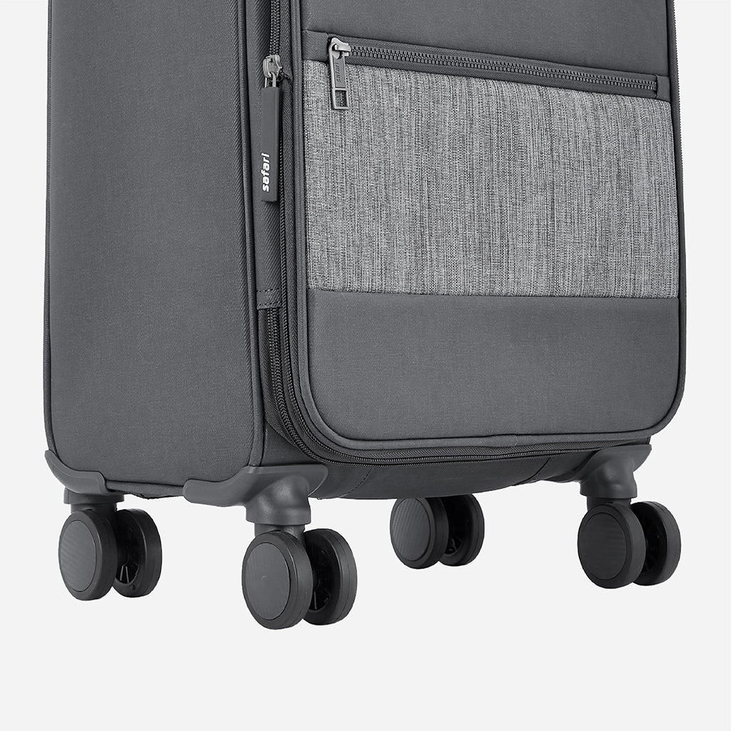 Safari Harmony Grey Trolley Bag with Dual Wheels & TSA Lock - Image 6
