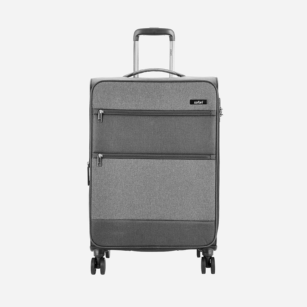 Safari Harmony Grey Trolley Bag with Dual Wheels & TSA Lock - Image 9