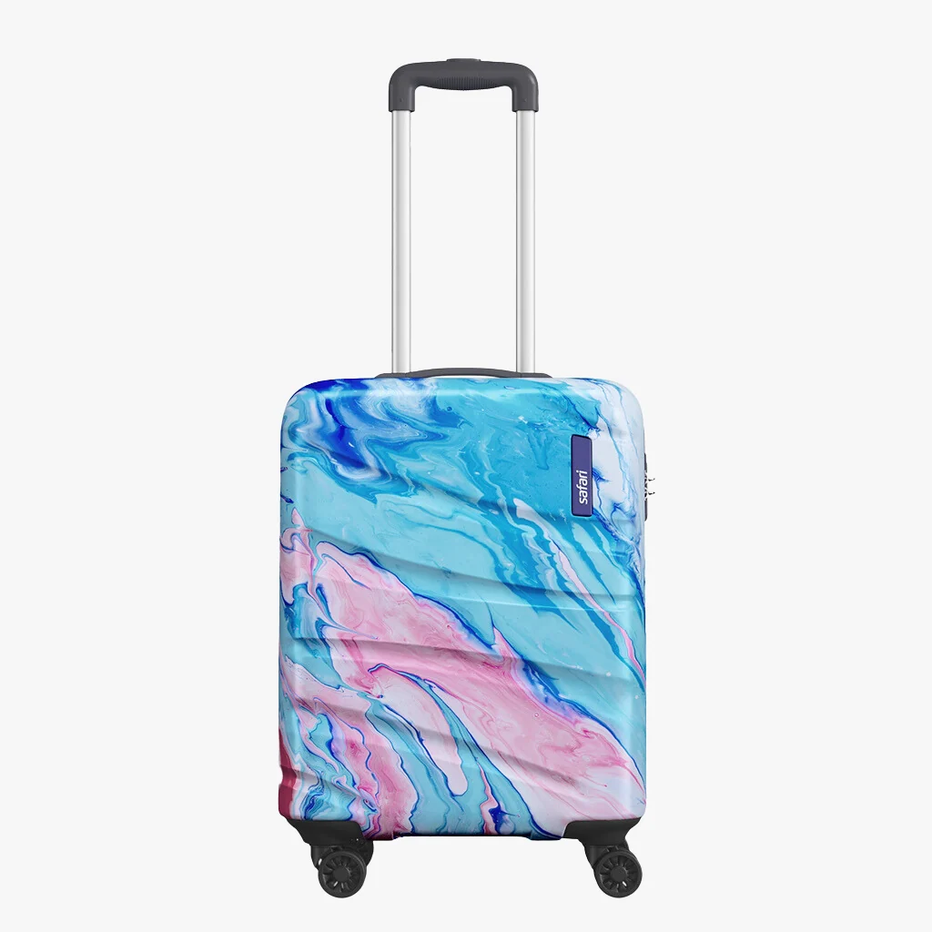 Safari Hue Printed Trolley Bag with Dual Wheels - Image 10