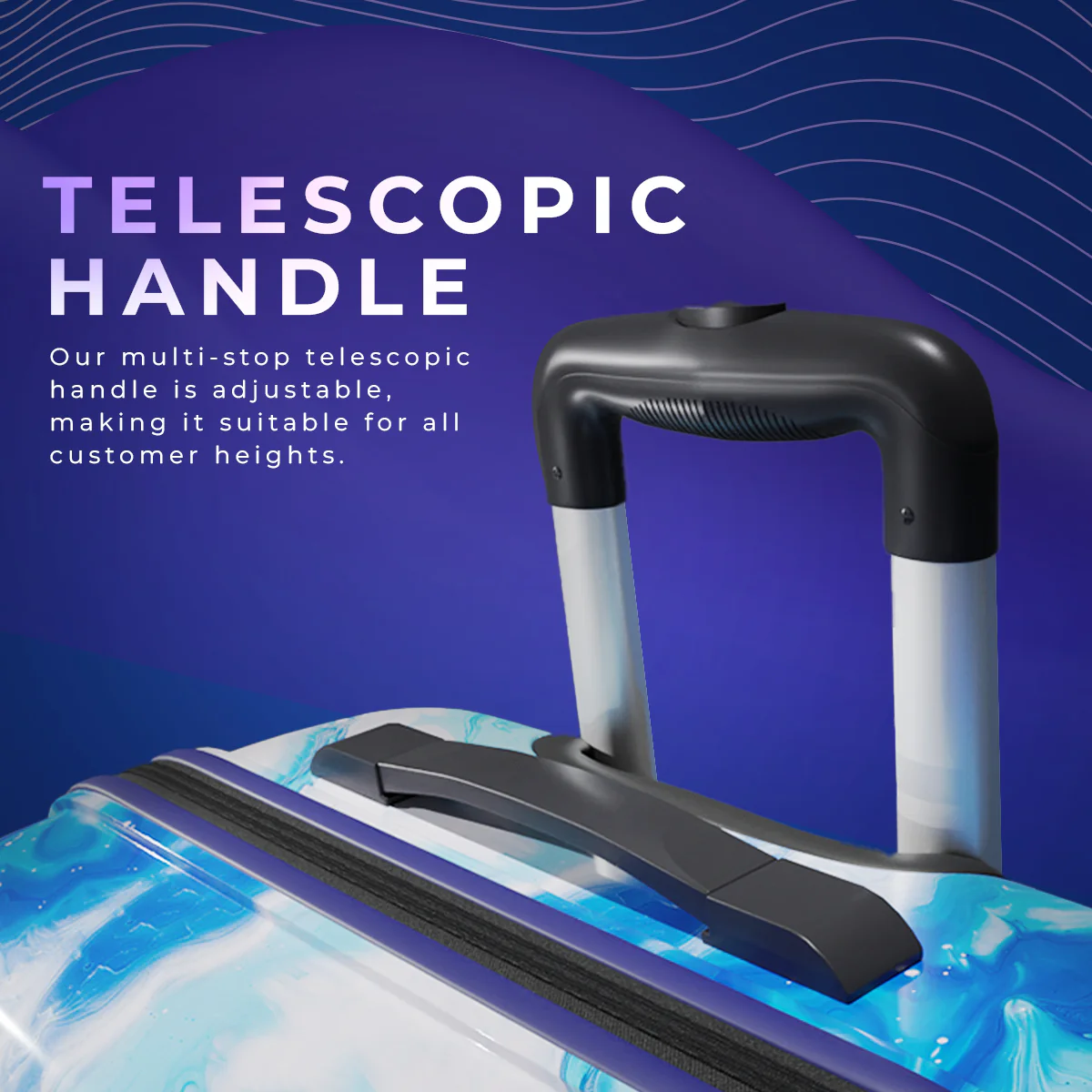 Safari Hue Printed Trolley Bag with Dual Wheels - Image 19