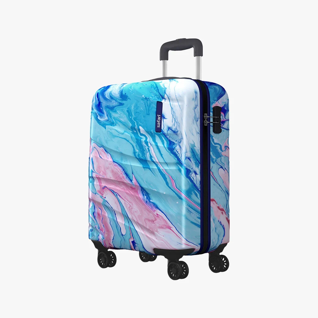 Safari Hue Printed Trolley Bag with Dual Wheels - Image 29