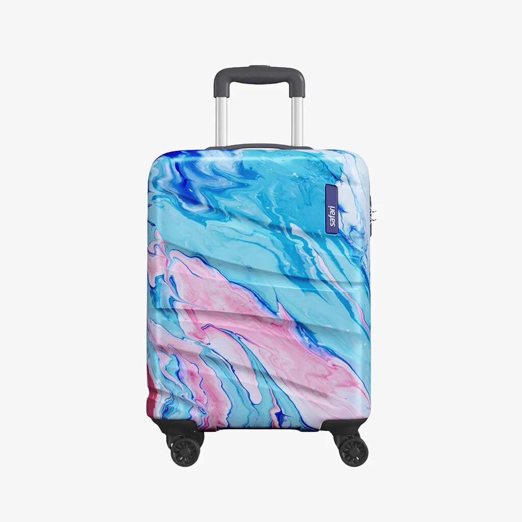 Safari Hue Printed Trolley Bag with Dual Wheels - Image 38