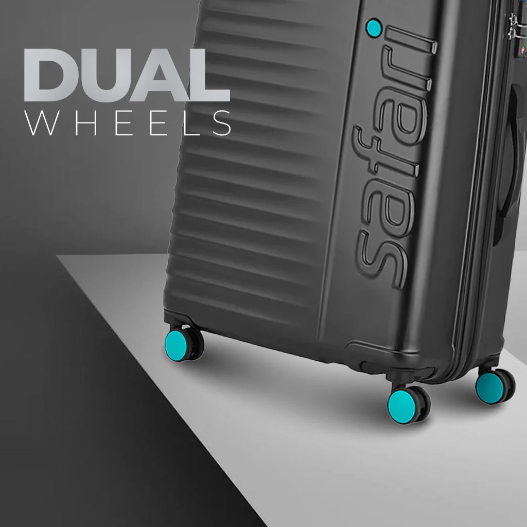 Safari Ignite Black Trolley Bag with TSA Lock & Dual Wheels - Image 28