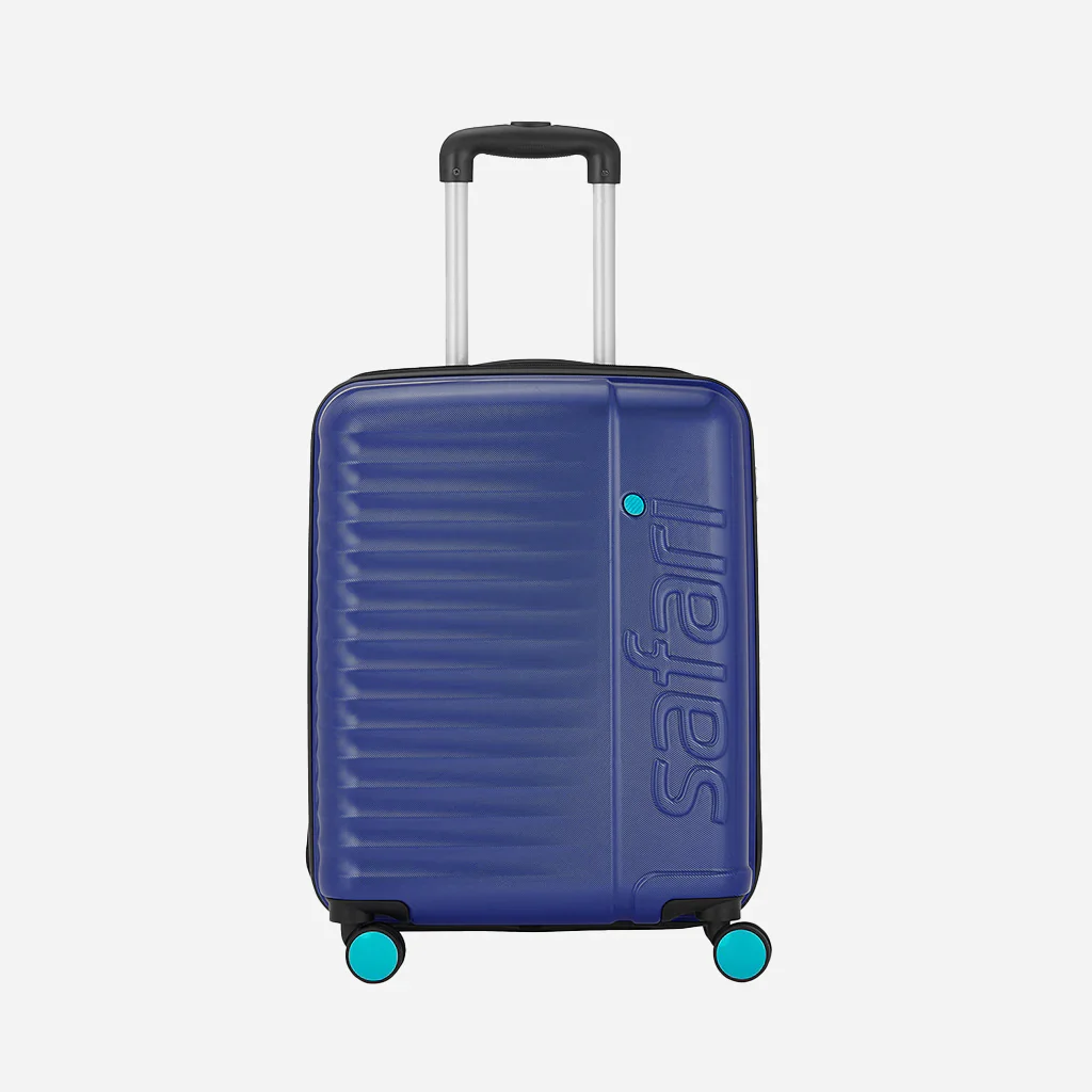 Safari Ignite Blue Anti Theft Trolley Bag with TSA lock and Dual Wheels - Image 10