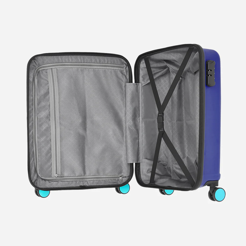Safari Ignite Blue Anti Theft Trolley Bag with TSA lock and Dual Wheels - Image 12