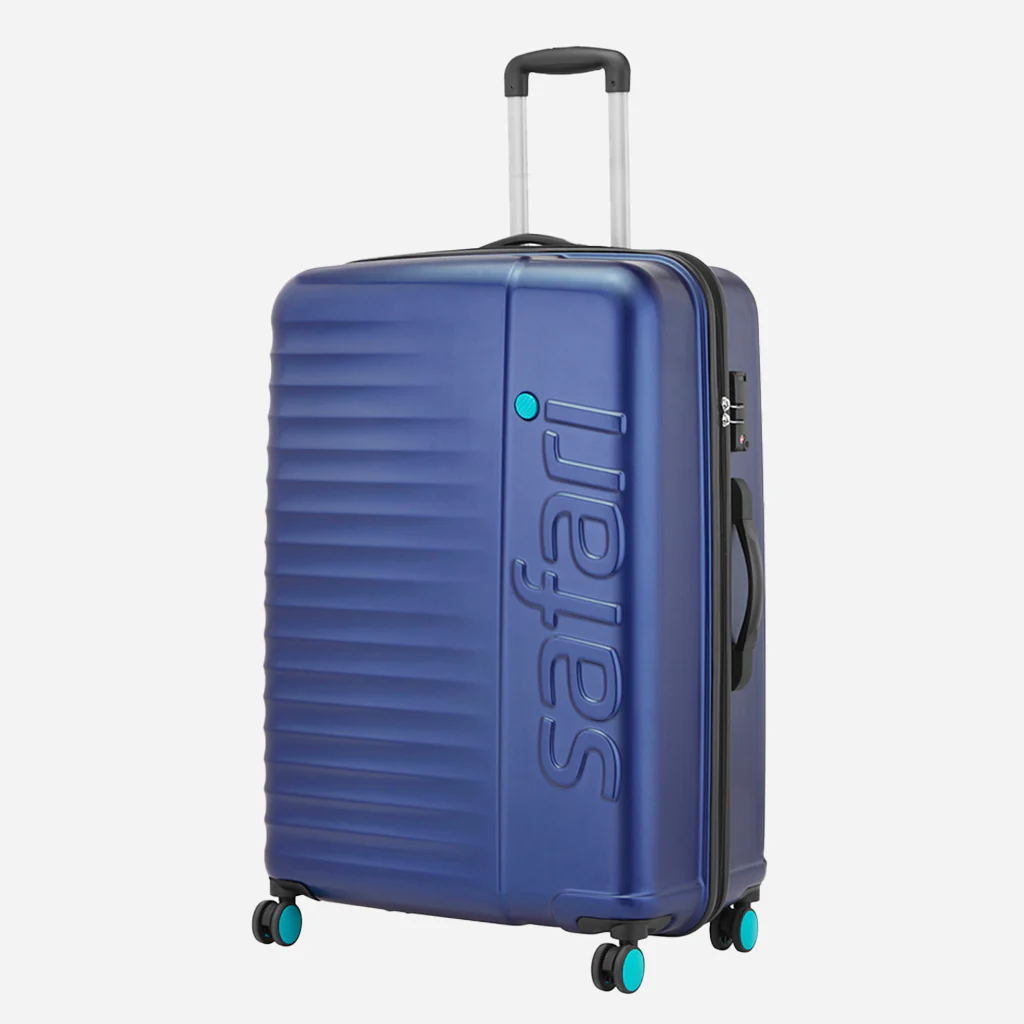 Safari Ignite Blue Anti Theft Trolley Bag with TSA lock and Dual Wheels - Image 13