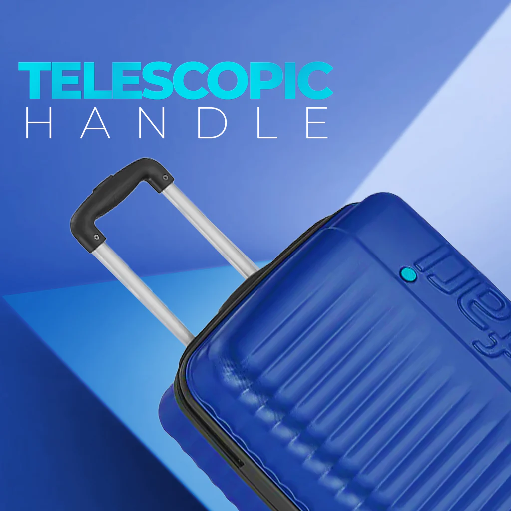 Safari Ignite Blue Anti Theft Trolley Bag with TSA lock and Dual Wheels - Image 29