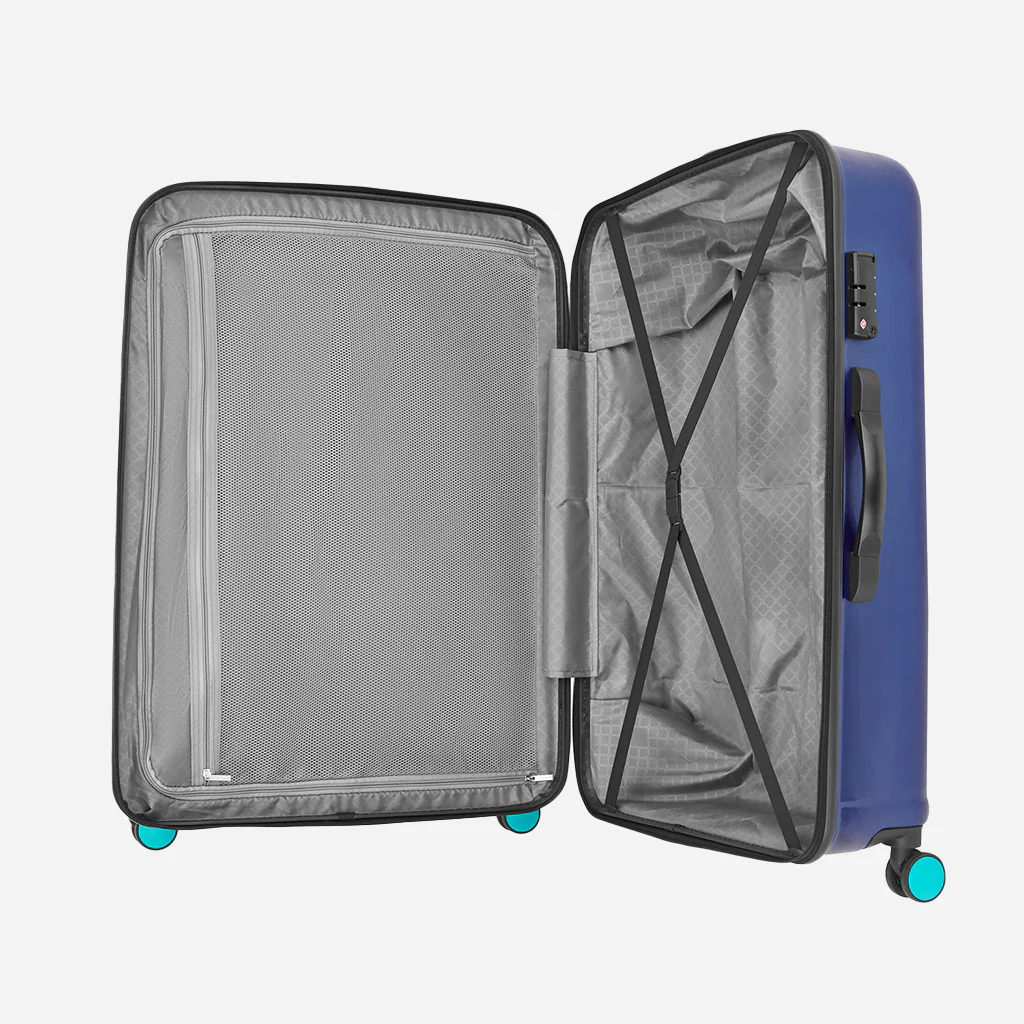 Safari Ignite Blue Anti Theft Trolley Bag with TSA lock and Dual Wheels - Image 36