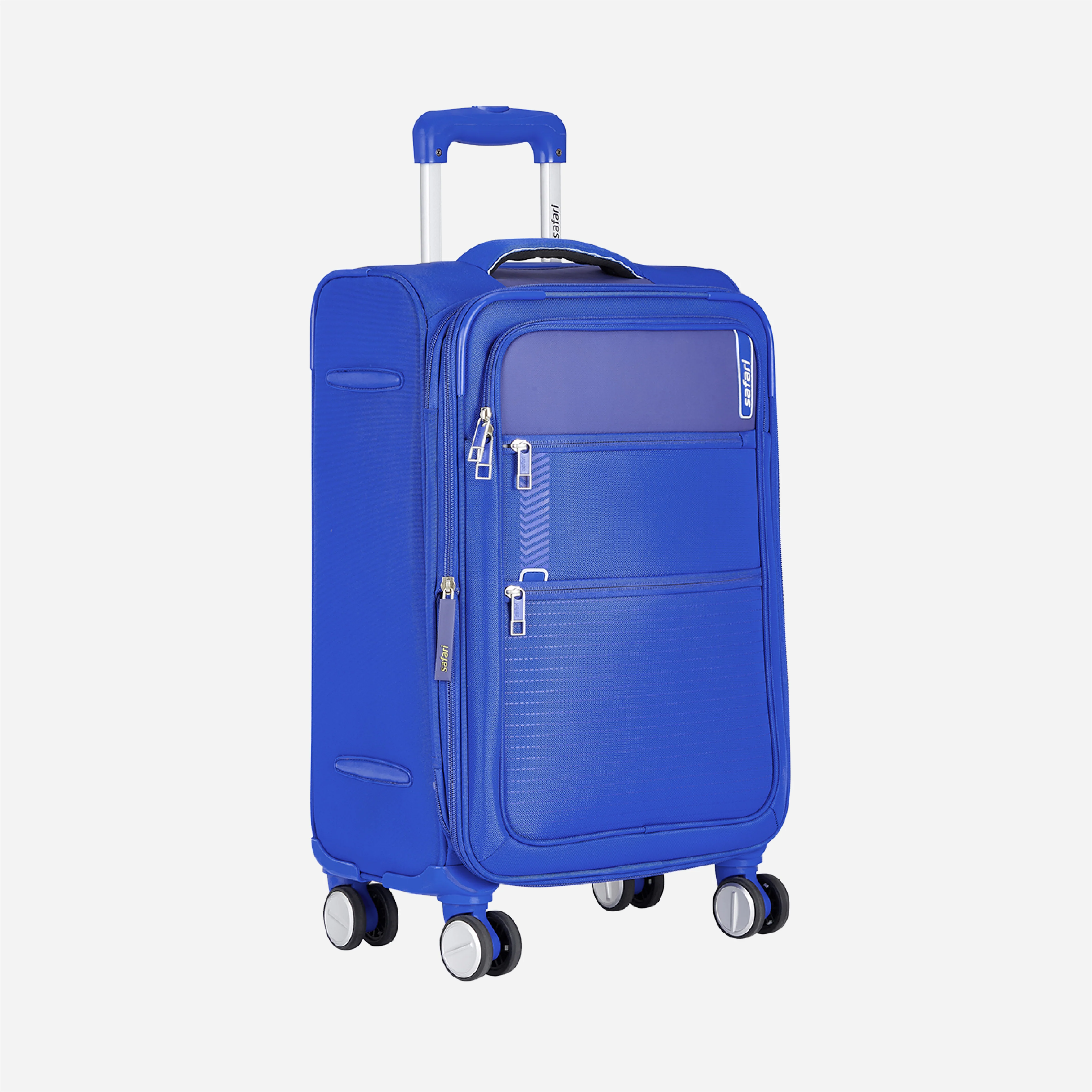 Safari Jetsetter Blue Trolley Bag with Dual Wheels & TSA Lock - Image 20
