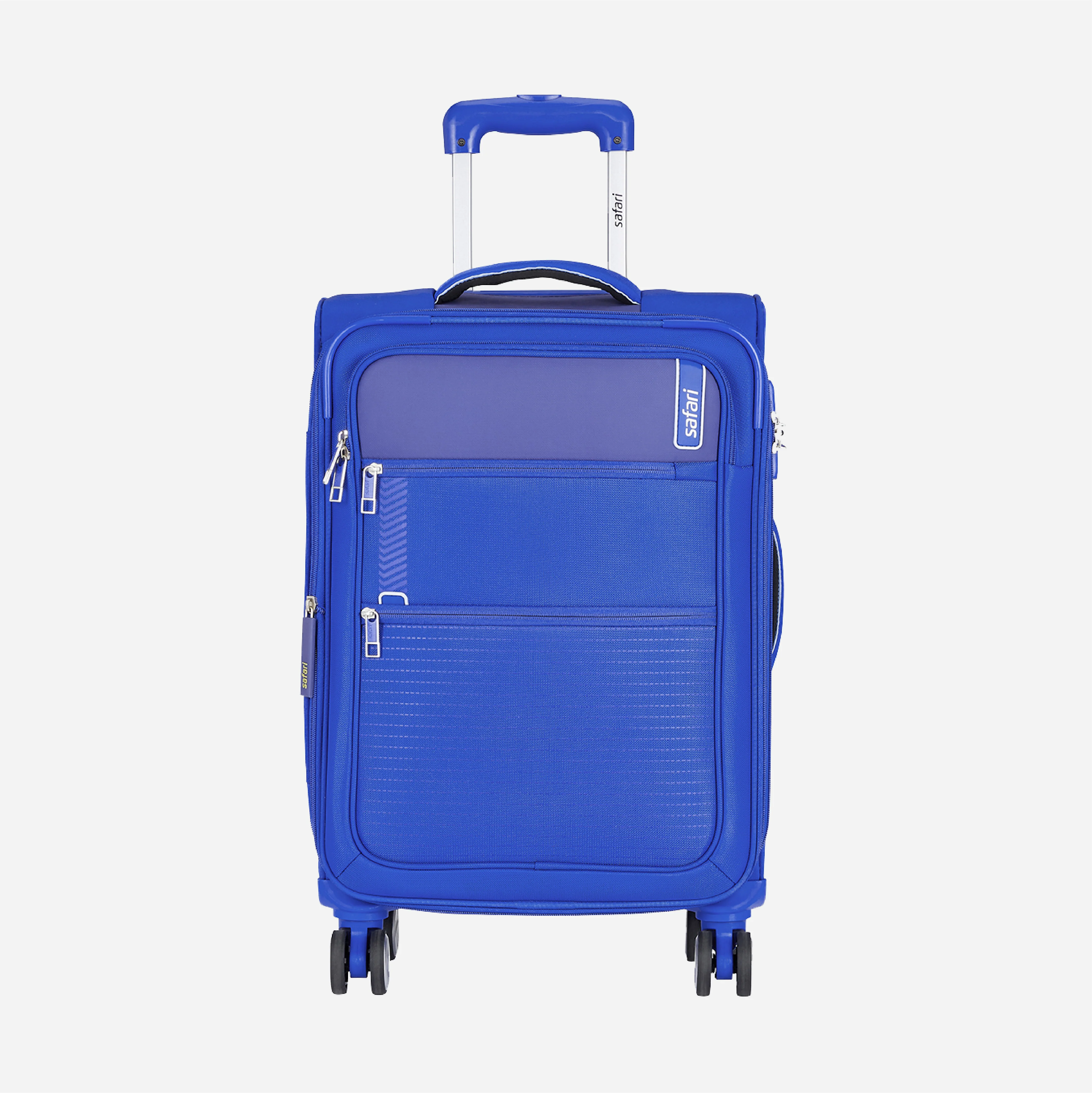 Safari Jetsetter Blue Trolley Bag with Dual Wheels & TSA Lock - Image 3