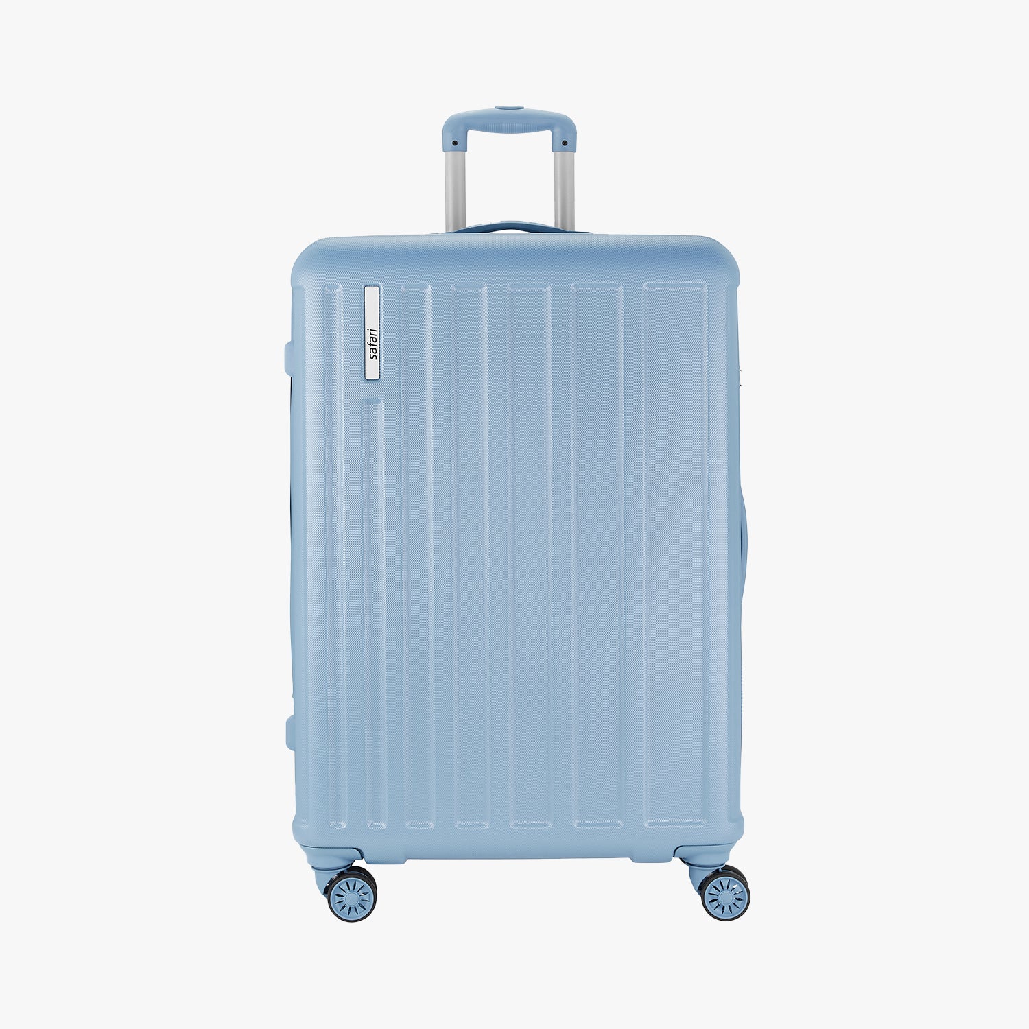 Safari Linea Pearl Blue Trolley Bag with Dual Wheels - Image 42