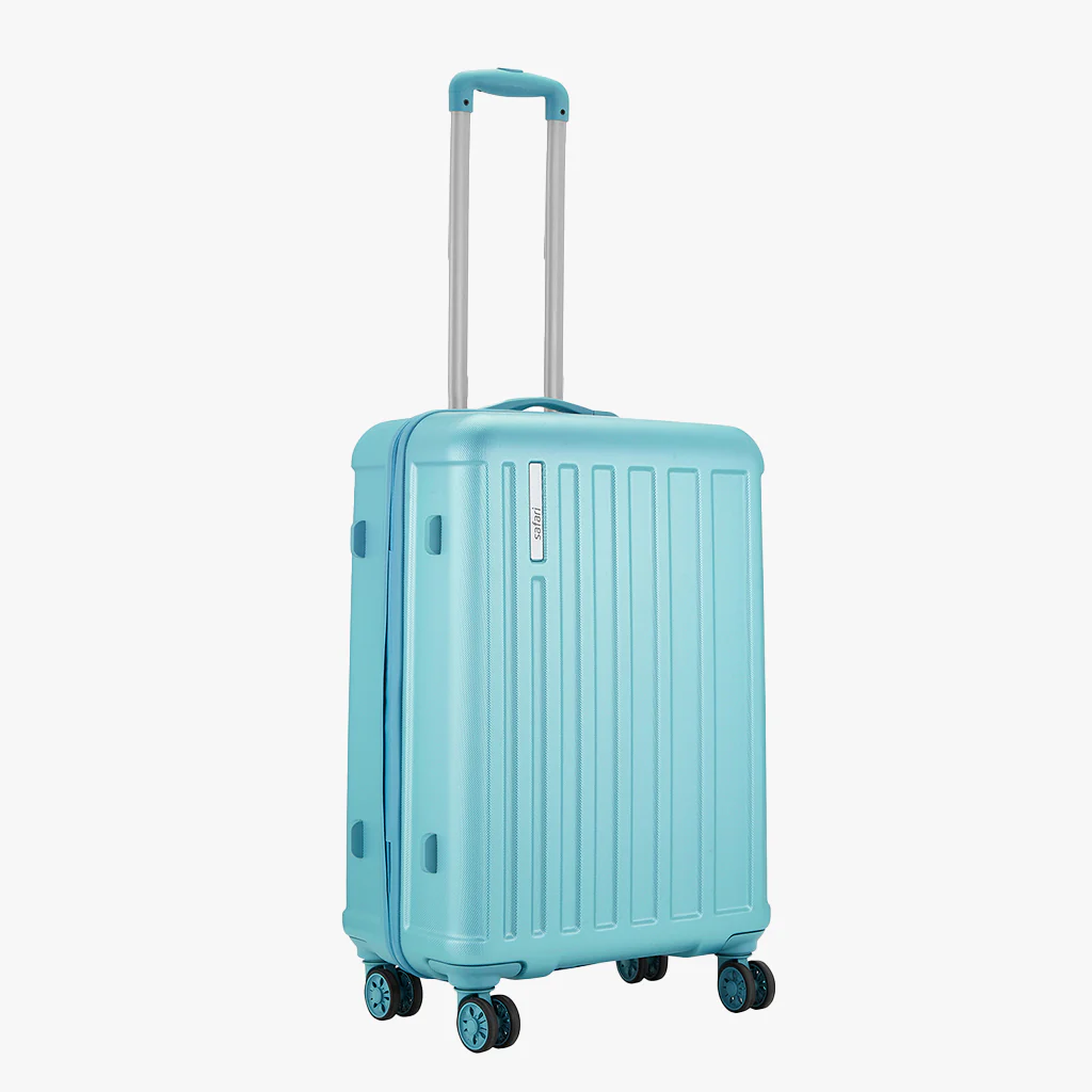 Safari Linea Spearmint Trolley Bag with Dual Wheels & Organised Interiors - Image 11