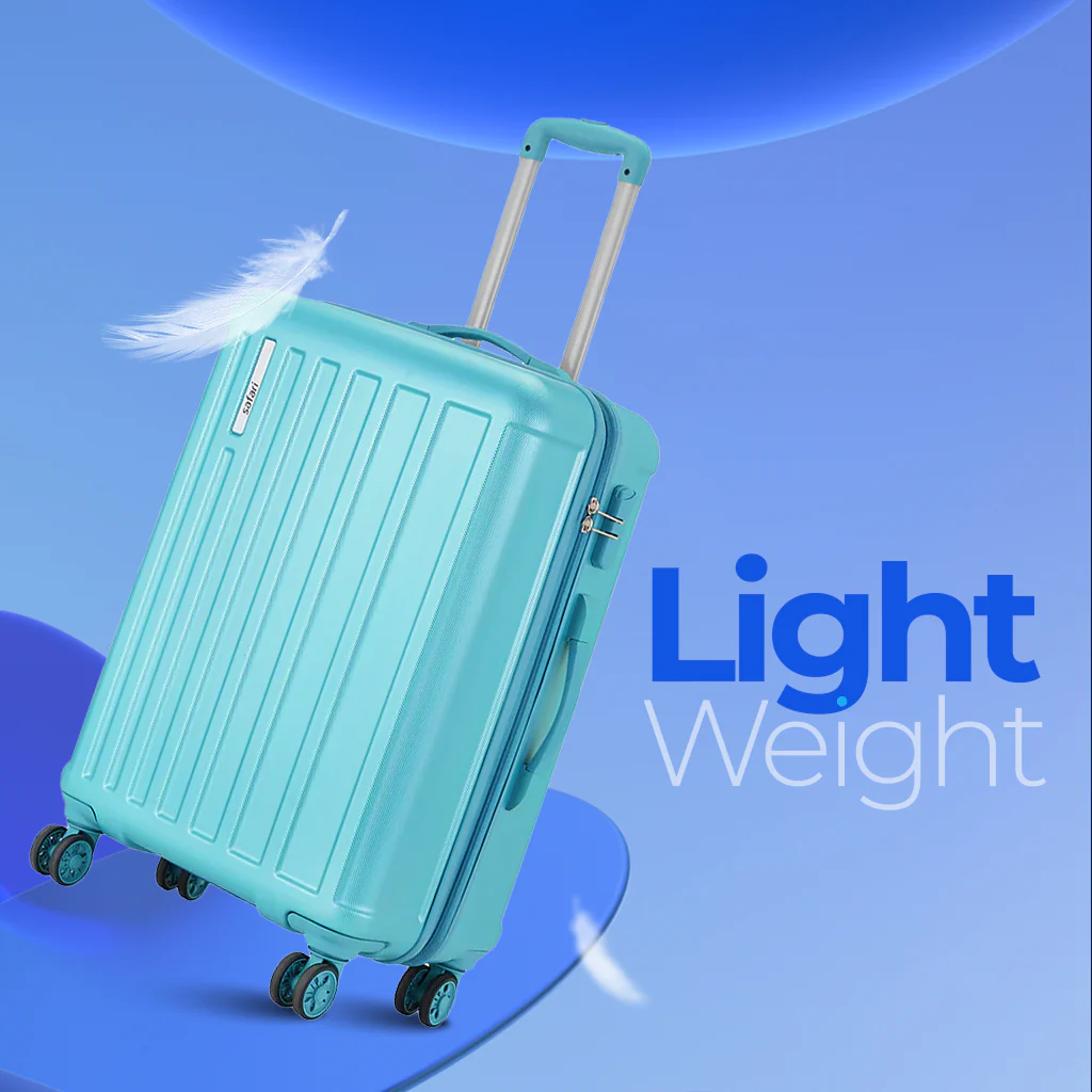 Safari Linea Spearmint Trolley Bag with Dual Wheels & Organised Interiors - Image 38