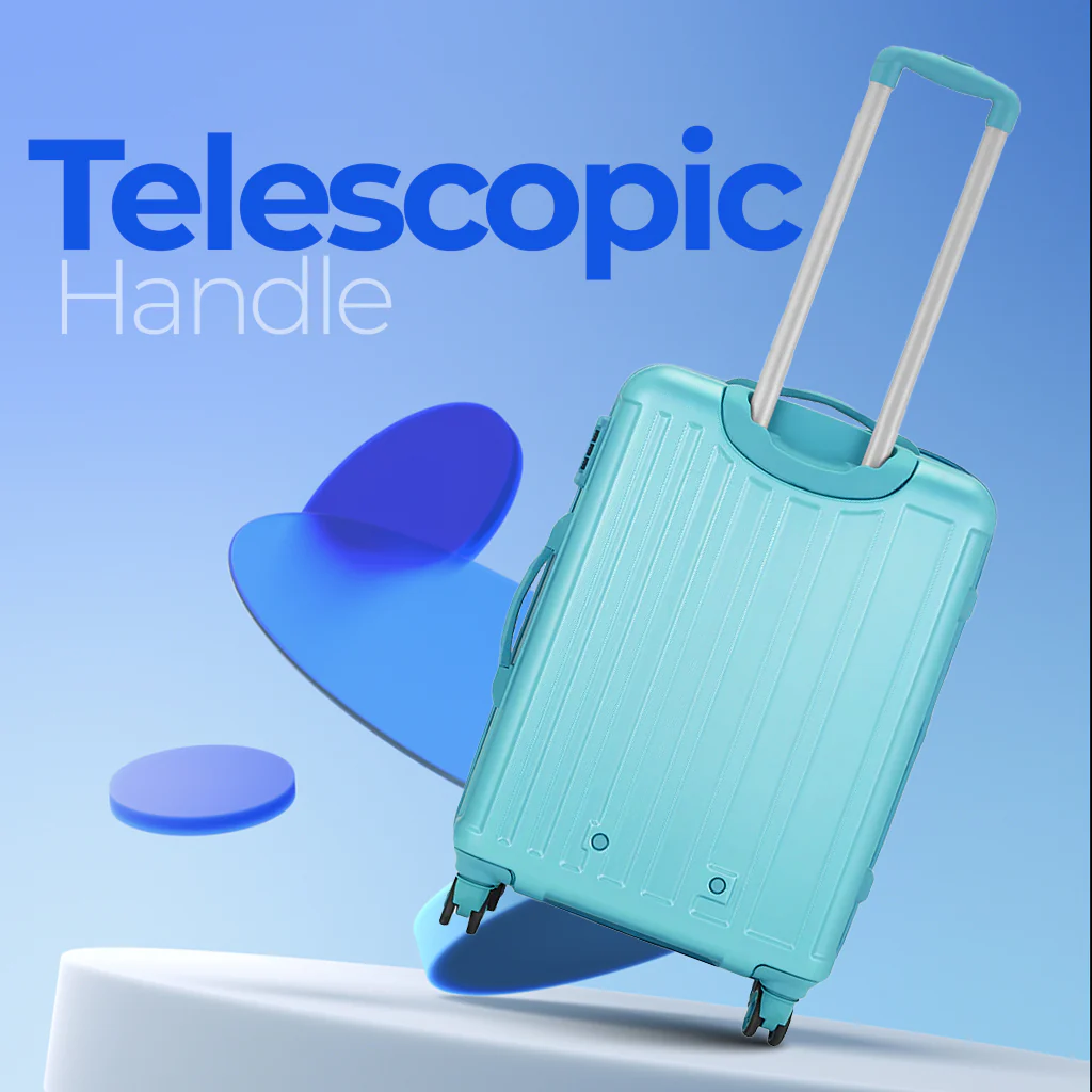 Safari Linea Spearmint Trolley Bag with Dual Wheels & Organised Interiors - Image 5