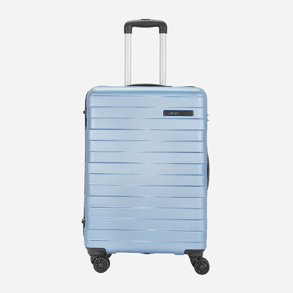 Safari Mint Pearl Blue Trolley Bag with Dual Wheels - Image 13