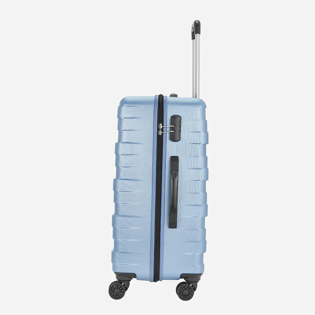 Safari Mint Pearl Blue Trolley Bag with Dual Wheels - Image 36