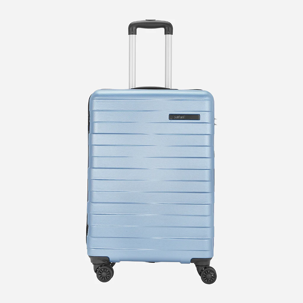 Safari Mint Pearl Blue Trolley Bag with Dual Wheels - Image 9