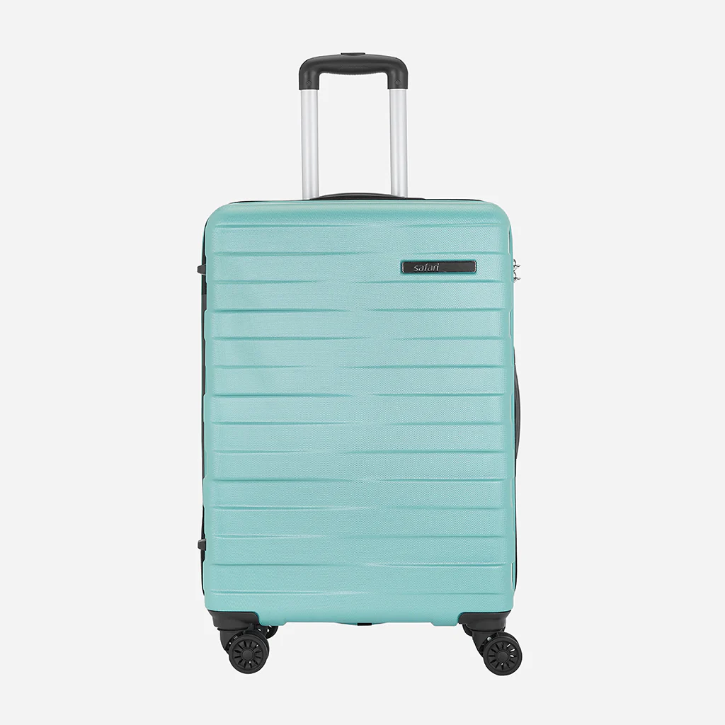 Safari Mint Spearmint Trolley Bag with Dual Wheels - Image 25