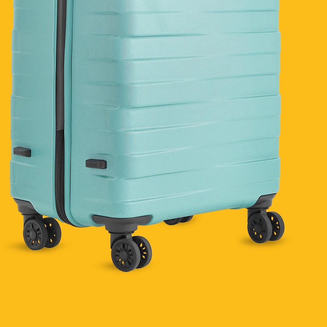 Safari Mint Spearmint Trolley Bag with Dual Wheels - Image 36