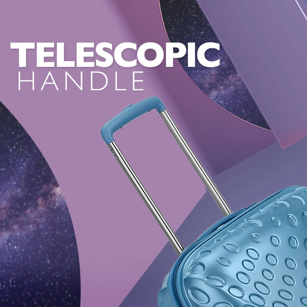 Safari Orbit Set of 3 Pearl Blue Trolley Bags with Premium Interior, Wet Pouch & Anti Theft Zipper - Image 5