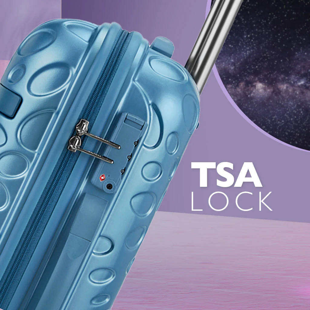 Safari Orbit Set of 3 Pearl Blue Trolley Bags with Premium Interior, Wet Pouch & Anti Theft Zipper - Image 6