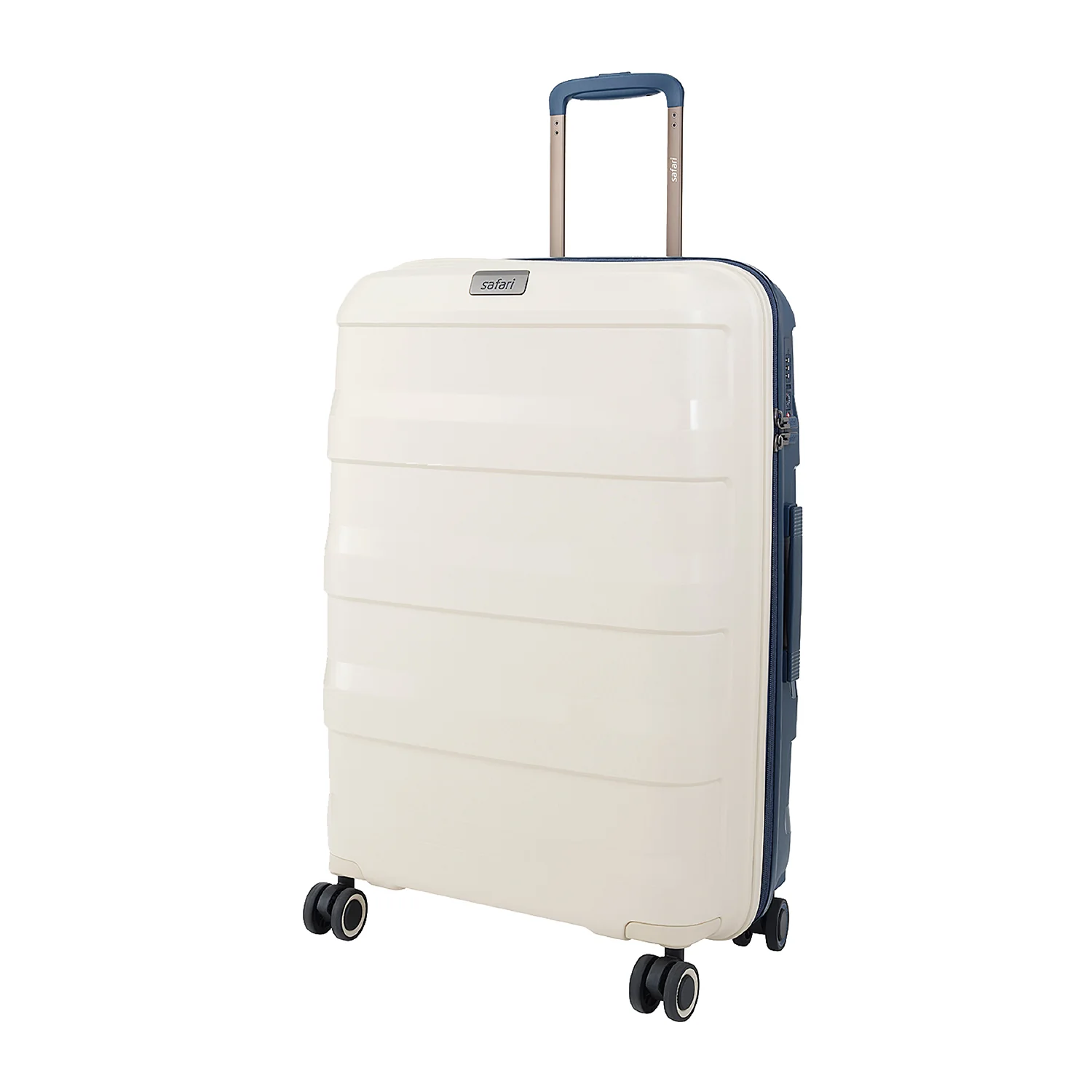 Safari Aeroglide Trolley Bag with TSA lock and Anti-Theft Zipper White - Image 7