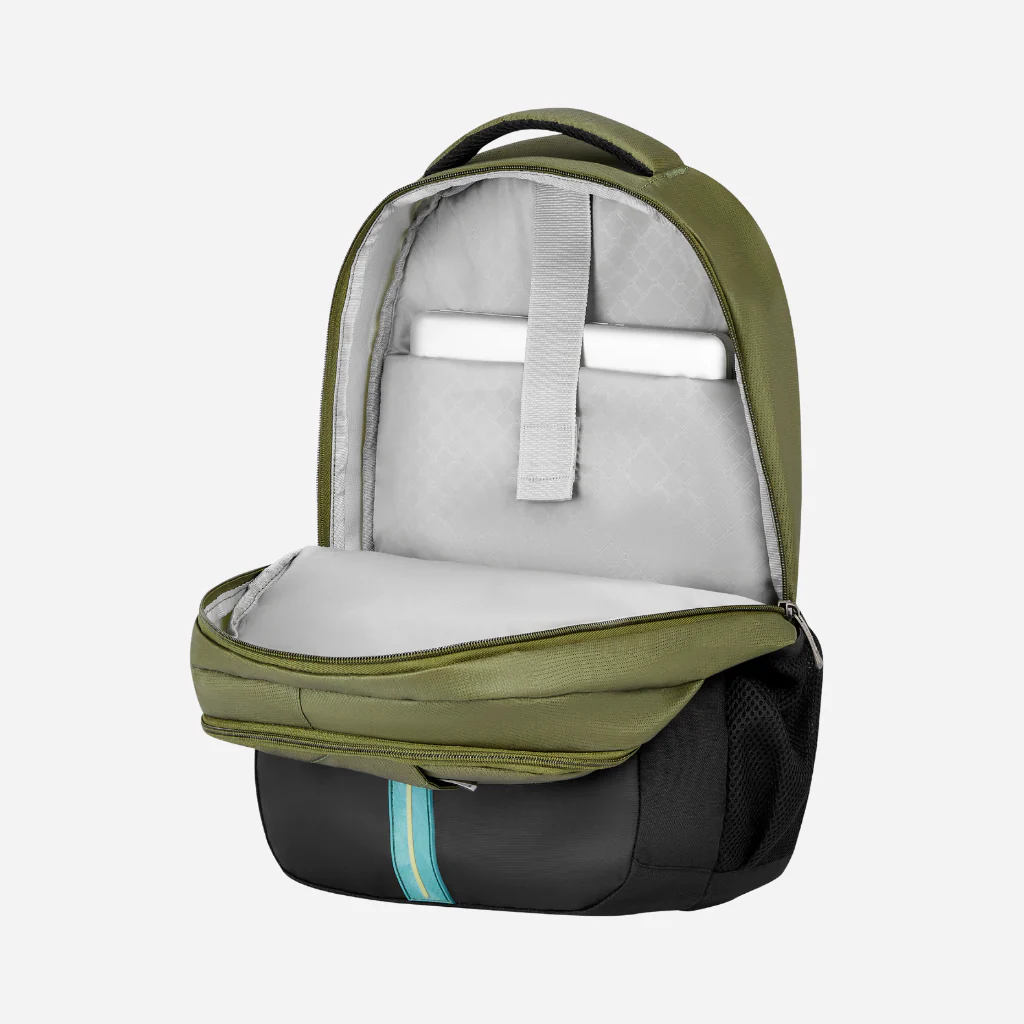 Safari Aron 1 32L Olive Laptop Backpack with Raincover - Image 6