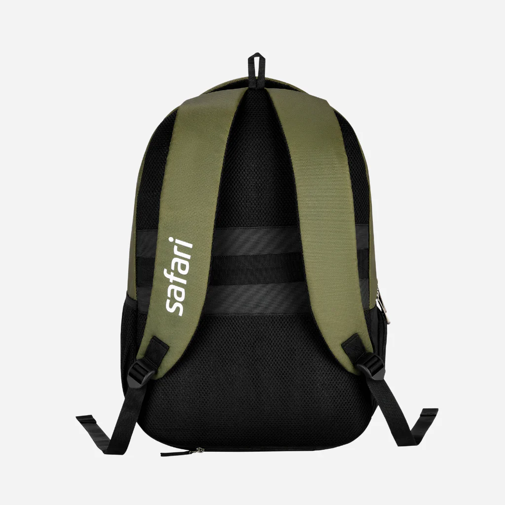 Safari Aron 1 32L Olive Laptop Backpack with Raincover - Image 9
