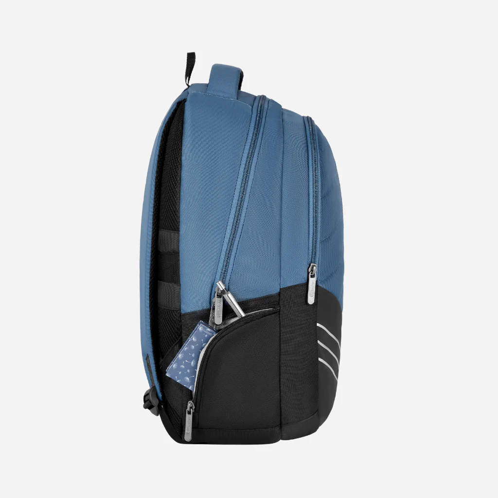 Safari Aron 2 32L Blue Laptop Backpack with Raincover - Image 7