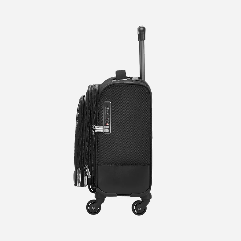 Safari Ascent Black Overnighter Laptop Trolley Bag with TSA Lock and Laptop Compartment - Image 12