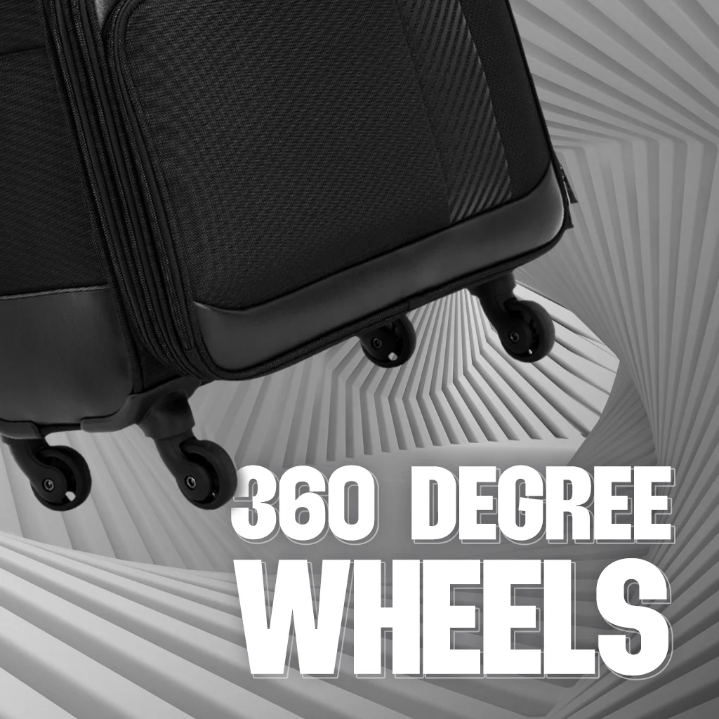 Safari Ascent Black Overnighter Laptop Trolley Bag with TSA Lock and Laptop Compartment - Image 5